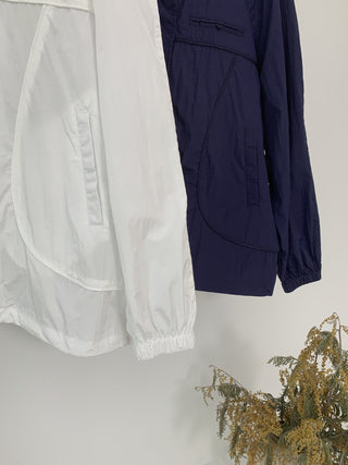 Stand collar zipper coat