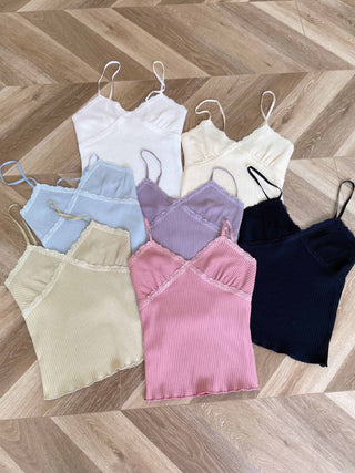 Lace slim Top