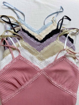 Lace slim Top