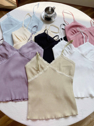 Lace slim Top
