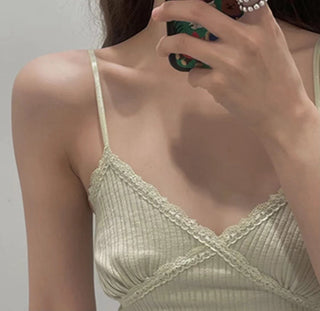 Lace slim Top