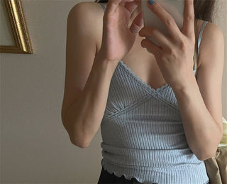 Lace slim Top