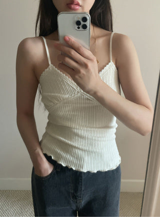 Lace slim Top