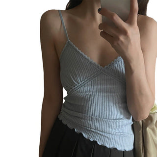 Lace slim Top