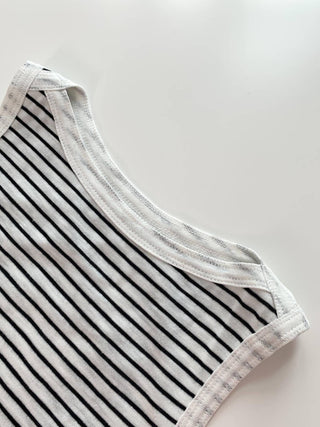 Striped sleeveless Top