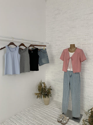 White slim Top