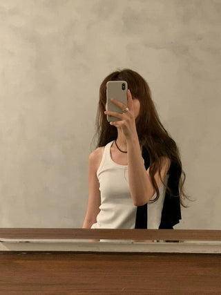 White slim Top