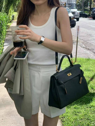 White slim Top