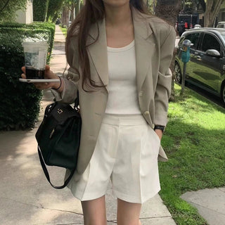 White slim Top