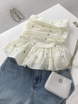 Daisy tube top