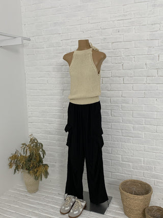 Cotton halter top