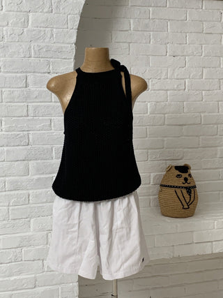 Cotton halter top