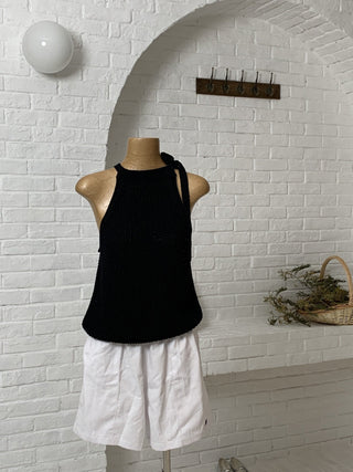 Cotton halter top