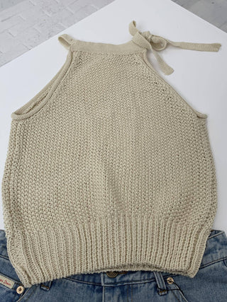 Cotton halter top
