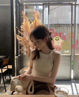 Cotton halter top