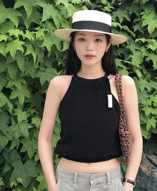 Cotton halter top
