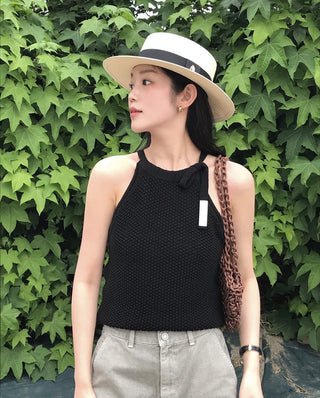 Cotton halter top