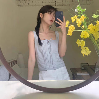 Bow pleated Top