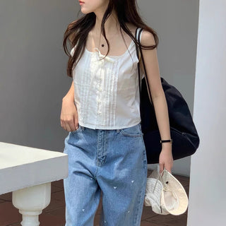 Bow pleated Top