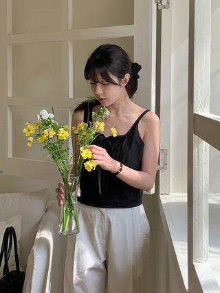Bow pleated Top