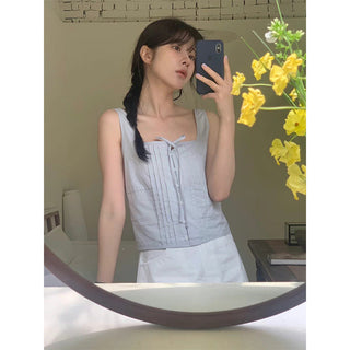 Bow pleated Top