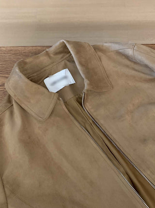 Suede biker jacket