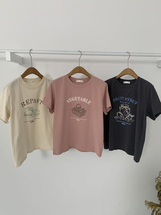 Letter shoulder Top