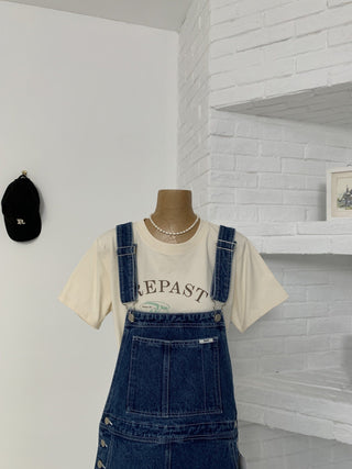 Letter shoulder Top