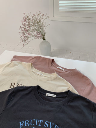 Letter shoulder Top