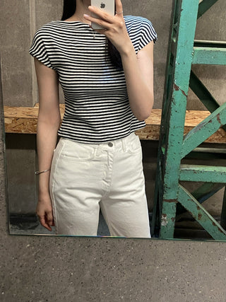 Off-neck backless Top