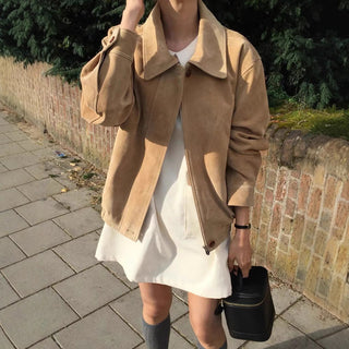 Vintage suede coat