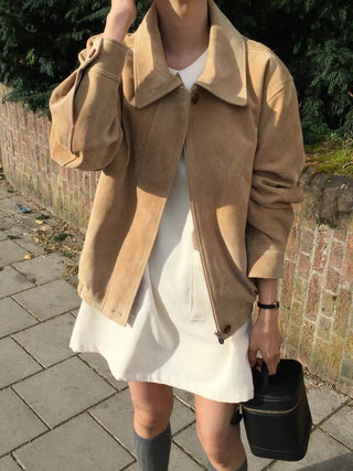 Vintage suede coat