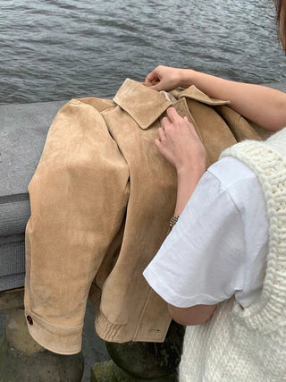 Vintage suede coat