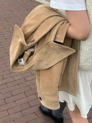 Vintage suede coat