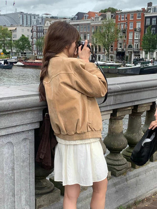 Vintage suede coat