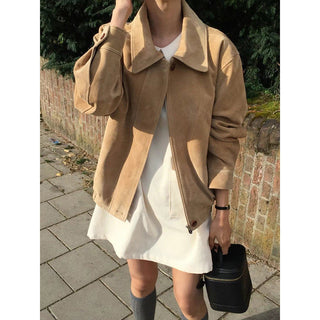 Vintage suede coat
