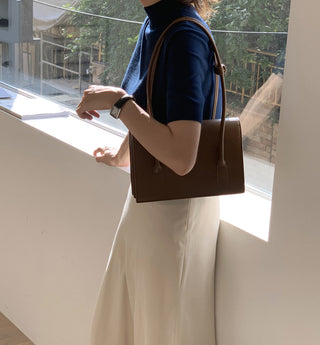 Half-collar knit Top