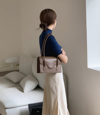 Half-collar knit Top