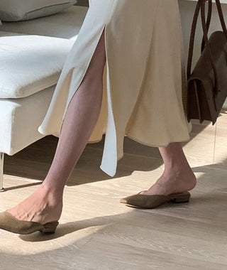 Half-collar knit Top