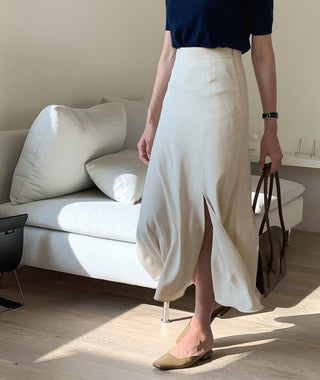 Half-collar knit Top