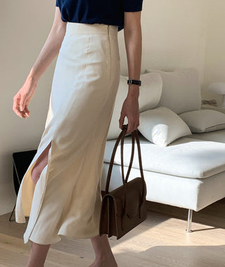 Half-collar knit Top