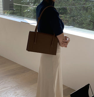 Half-collar knit Top