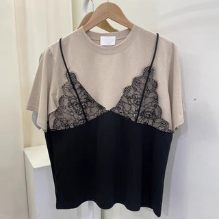 Patchwork lace Top