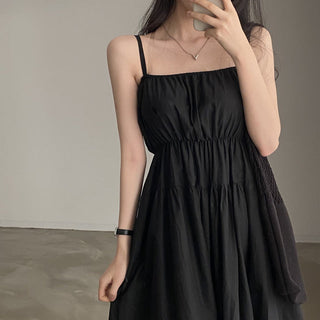 Square collar dress