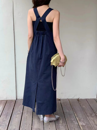 Backless tank dress