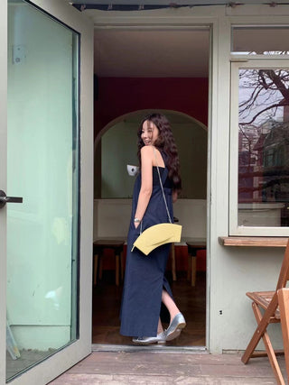 Backless tank dress