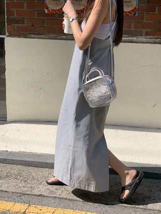 Backless tank dress