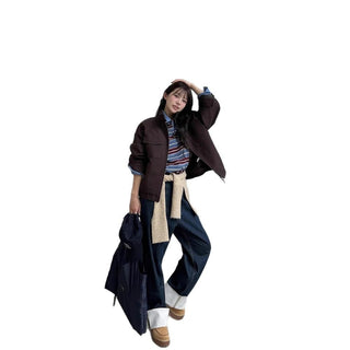 Pleated skirt suit