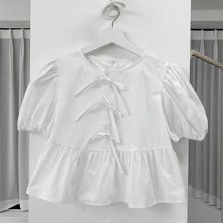 Bow puff Top