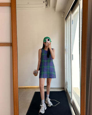 Plaid Top dress